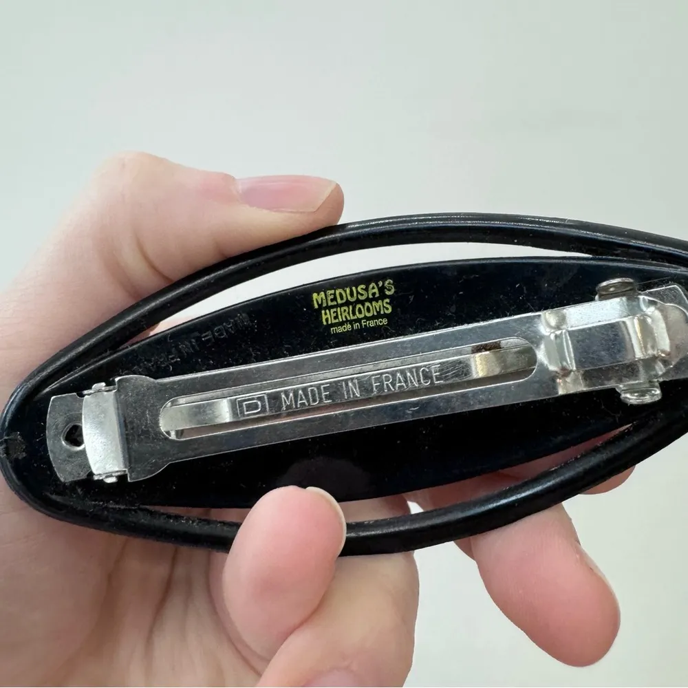 💜 Vintage 90’s mom Medusa’s Heirlooms hair barrette clip💫 Gold - Image 2