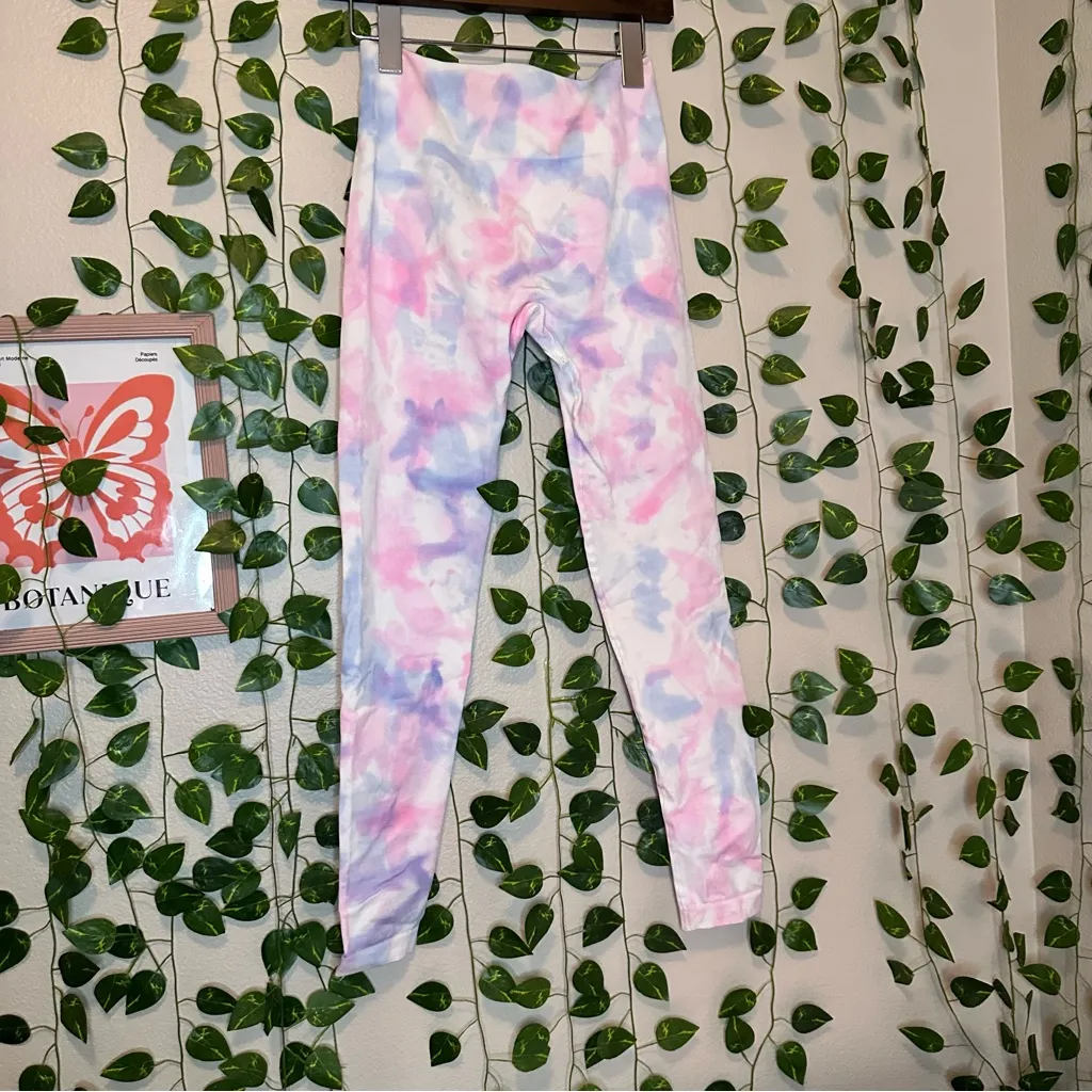 Bo + Tee cotton candy leggings size small women’s - Image 4