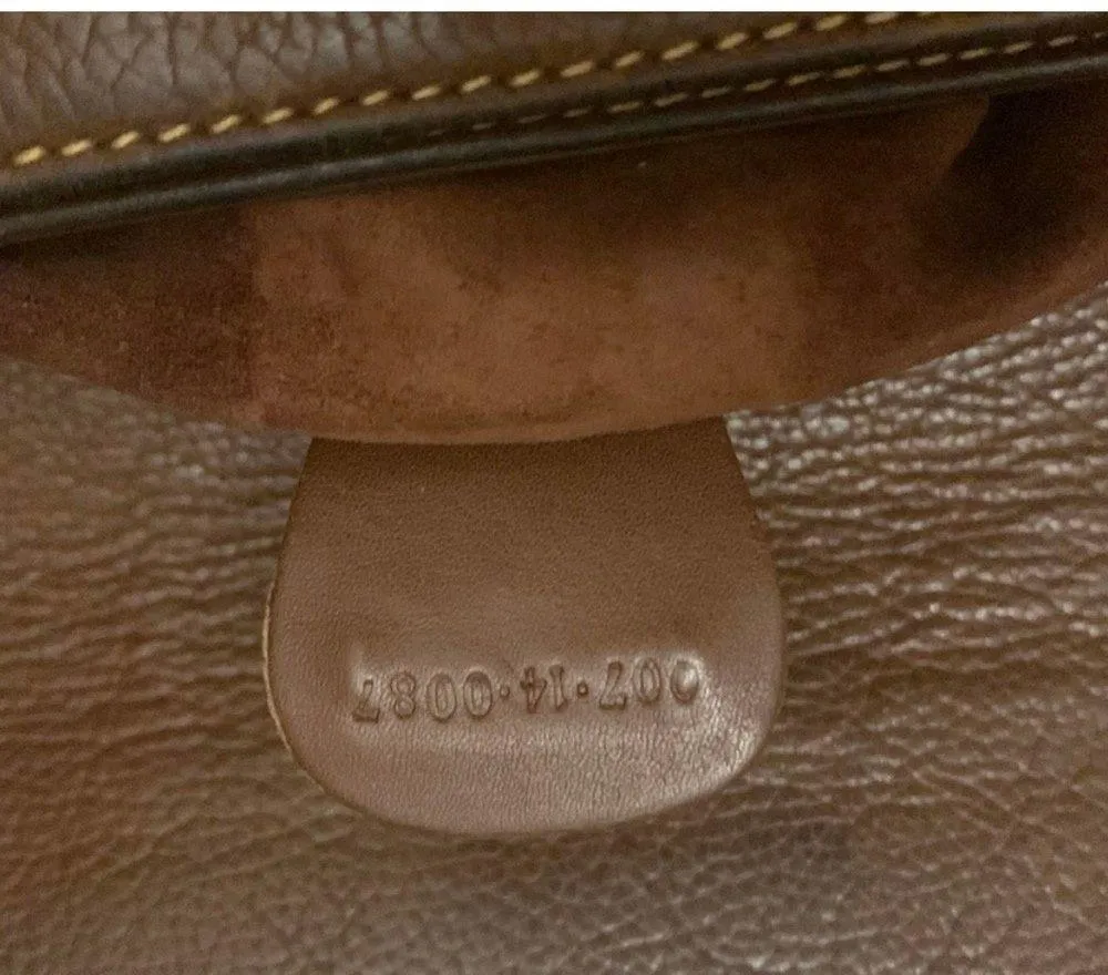 Vintage Leather Flap Crossbody Bag - Image 10