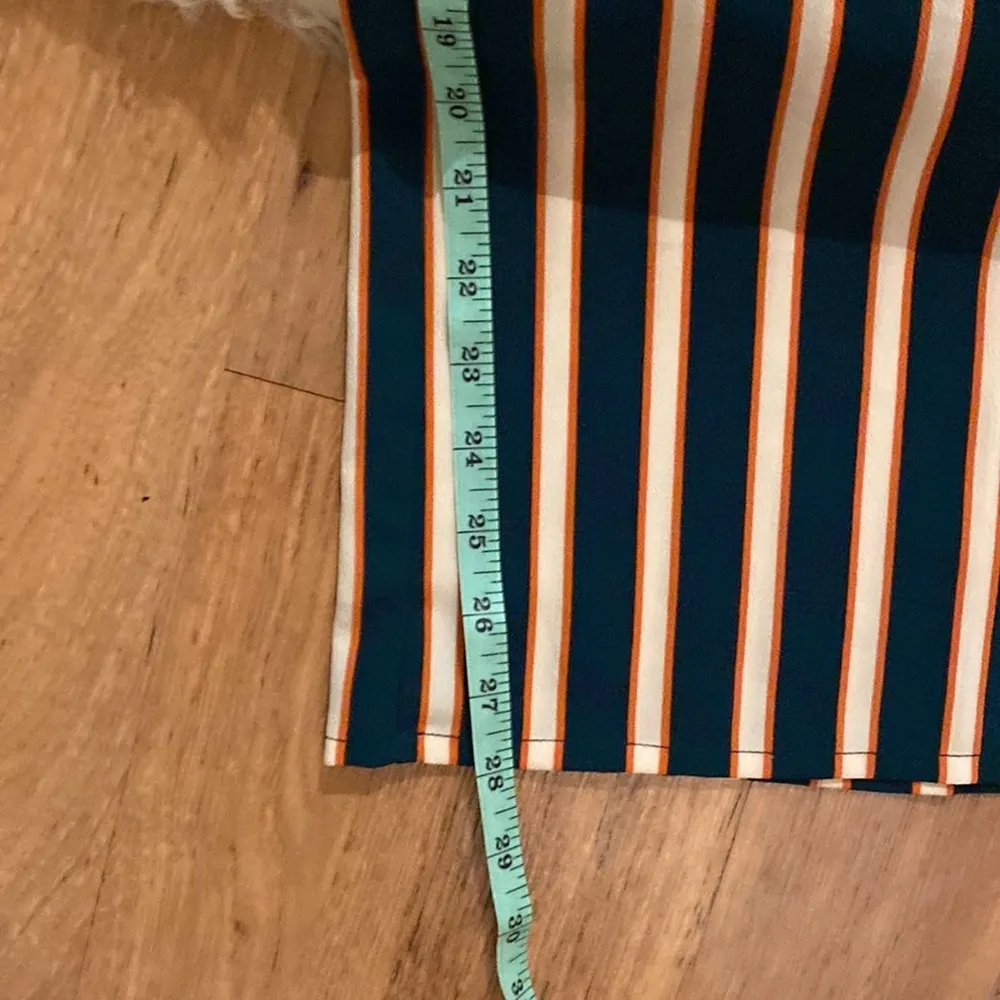 Amuse Society Vertical Striped Wide Leg Tie Front Pants EUC Sz S Polyester - Image 76