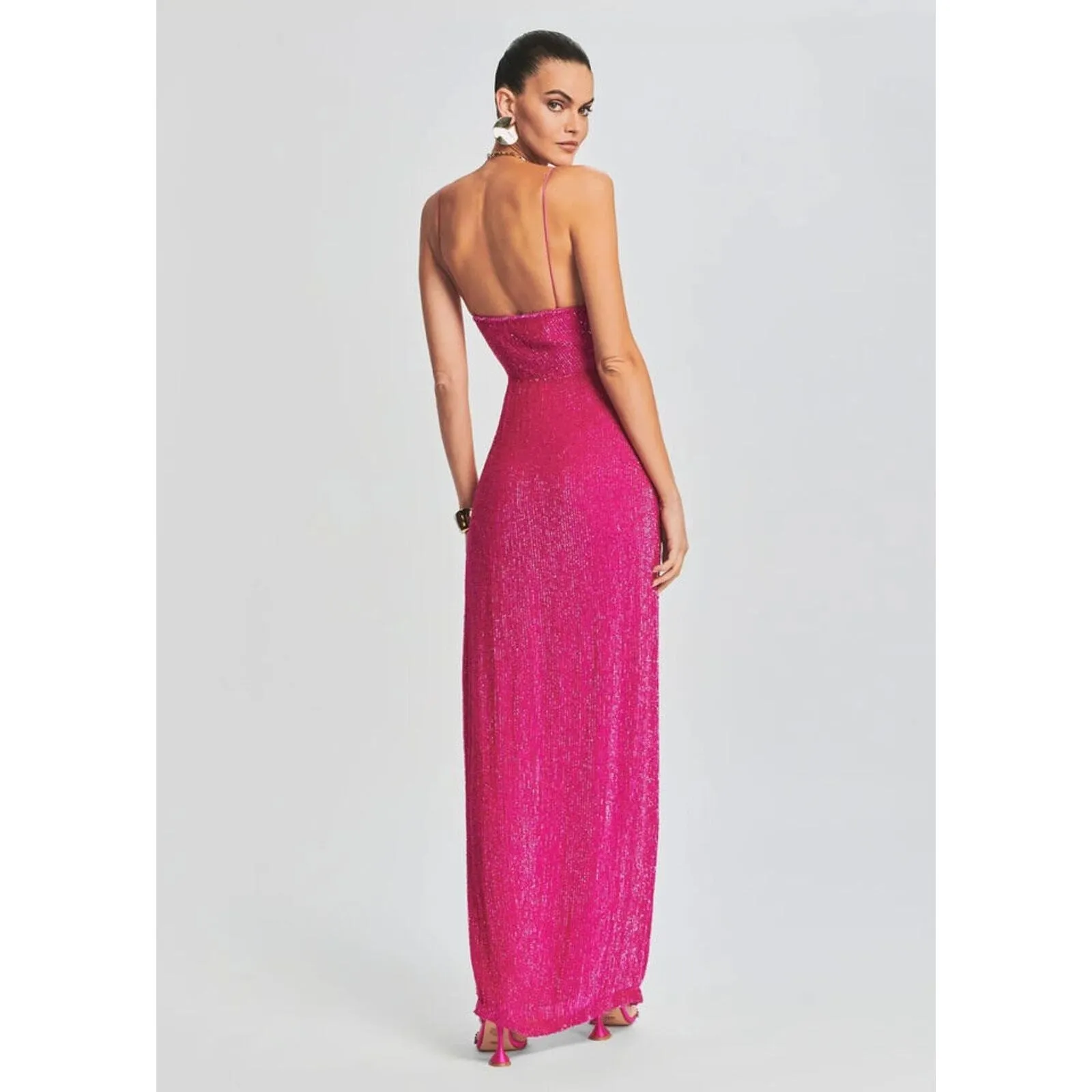 Retrofete Katya Side Slit Evening Gown Size XL - Image 4