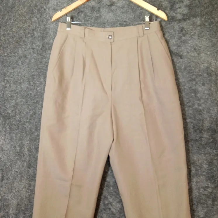 Pendleton Sophisticates Vintage Lined Button High Rise Office Womens  Pants 14 - Image 3