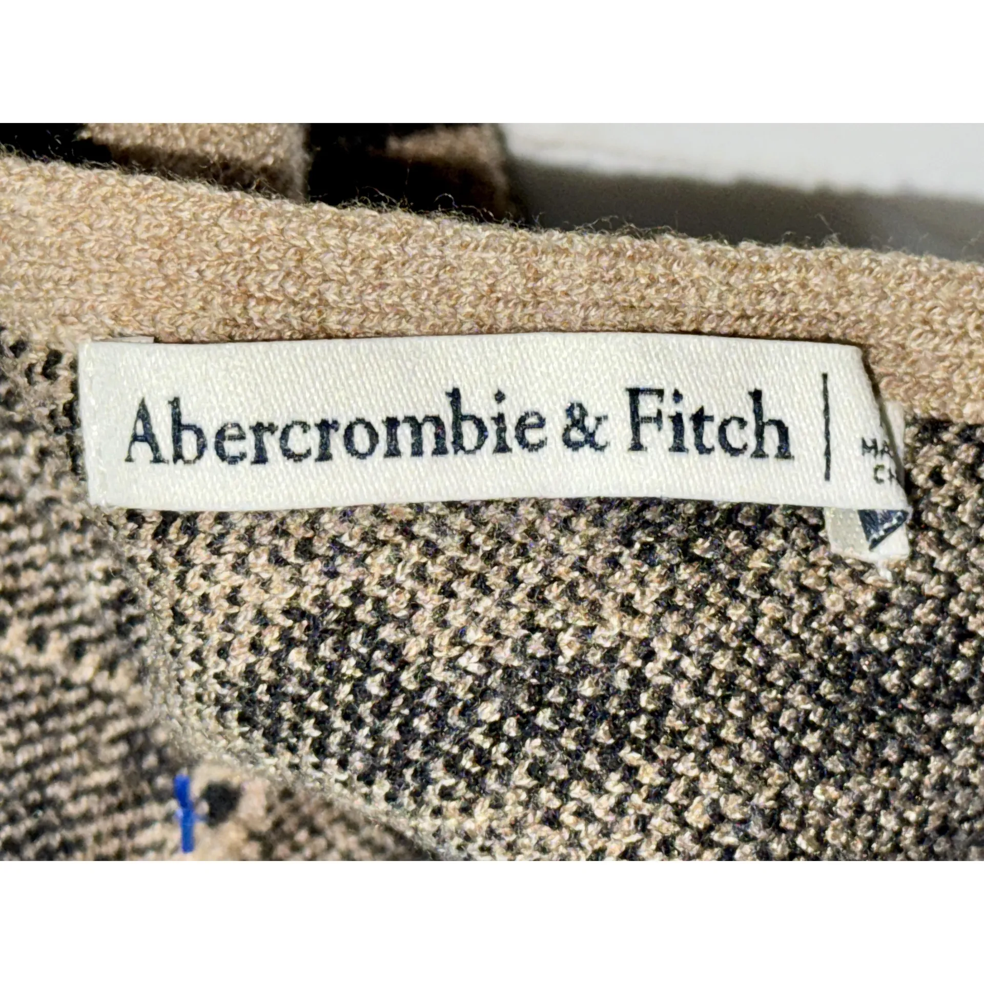 NEW Abercrombie & Fitch Black Brown Leopard VNeck Sleeveless Vest Tank Top Sz XS - Image 5