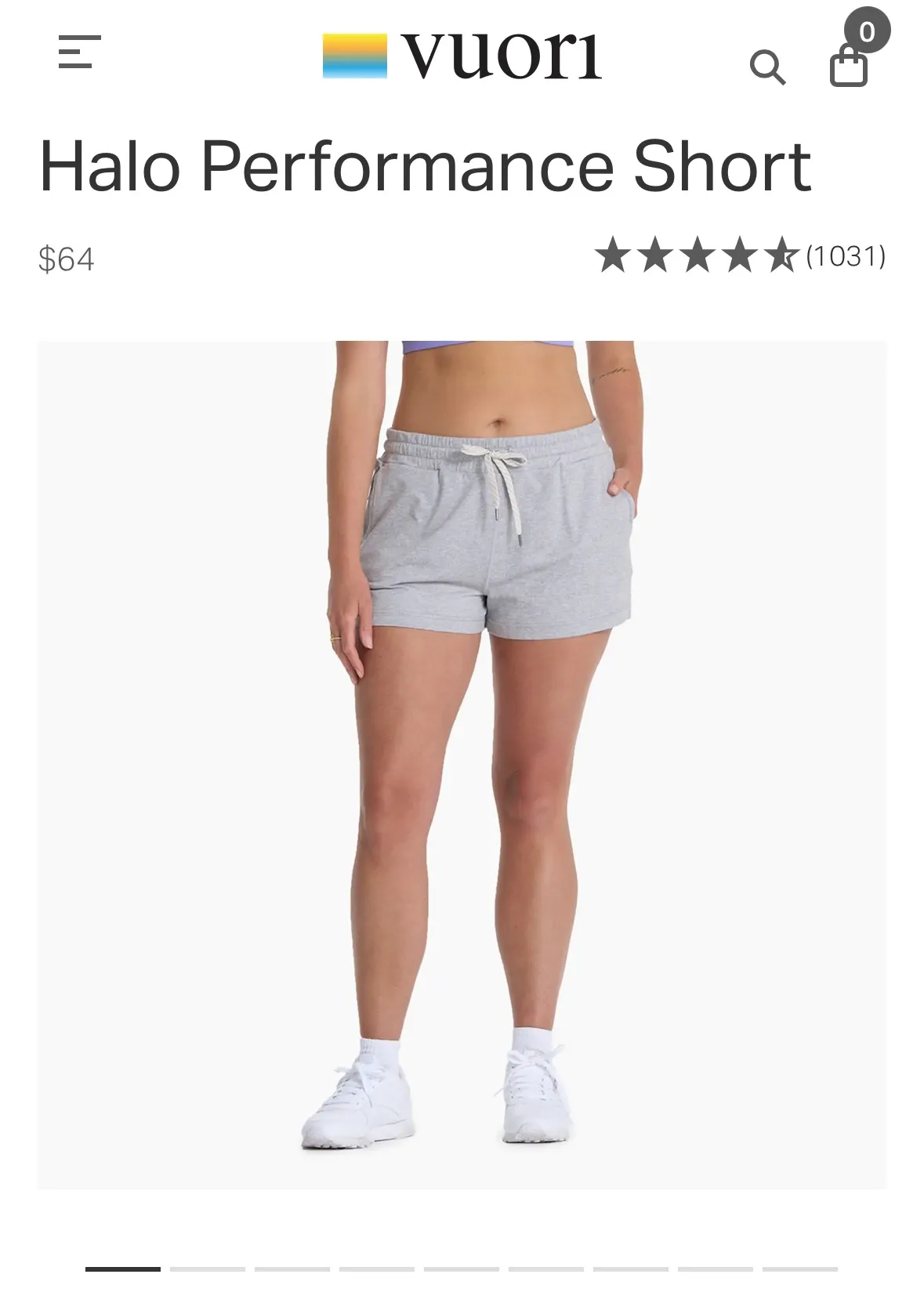 Vuori Halo Performance  Shorts - Image 4