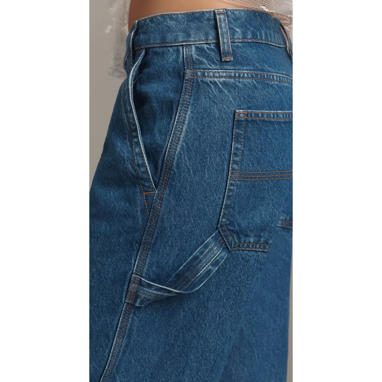 Reformation Diego Mid Rise Baggy Utility Jean, size 27, MSRP $198 - Image 3