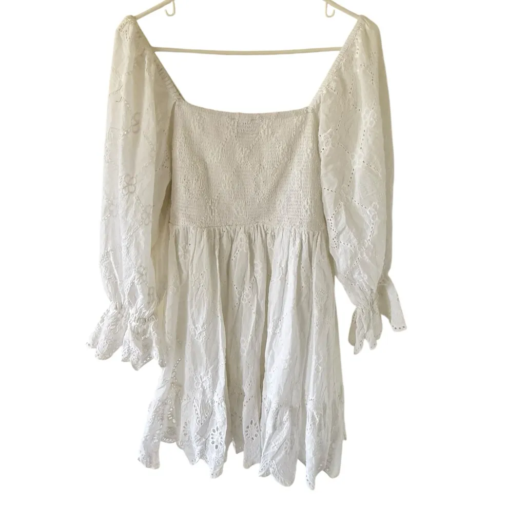 Cleobella  Leona Eyelet Mini Dress - Image 3