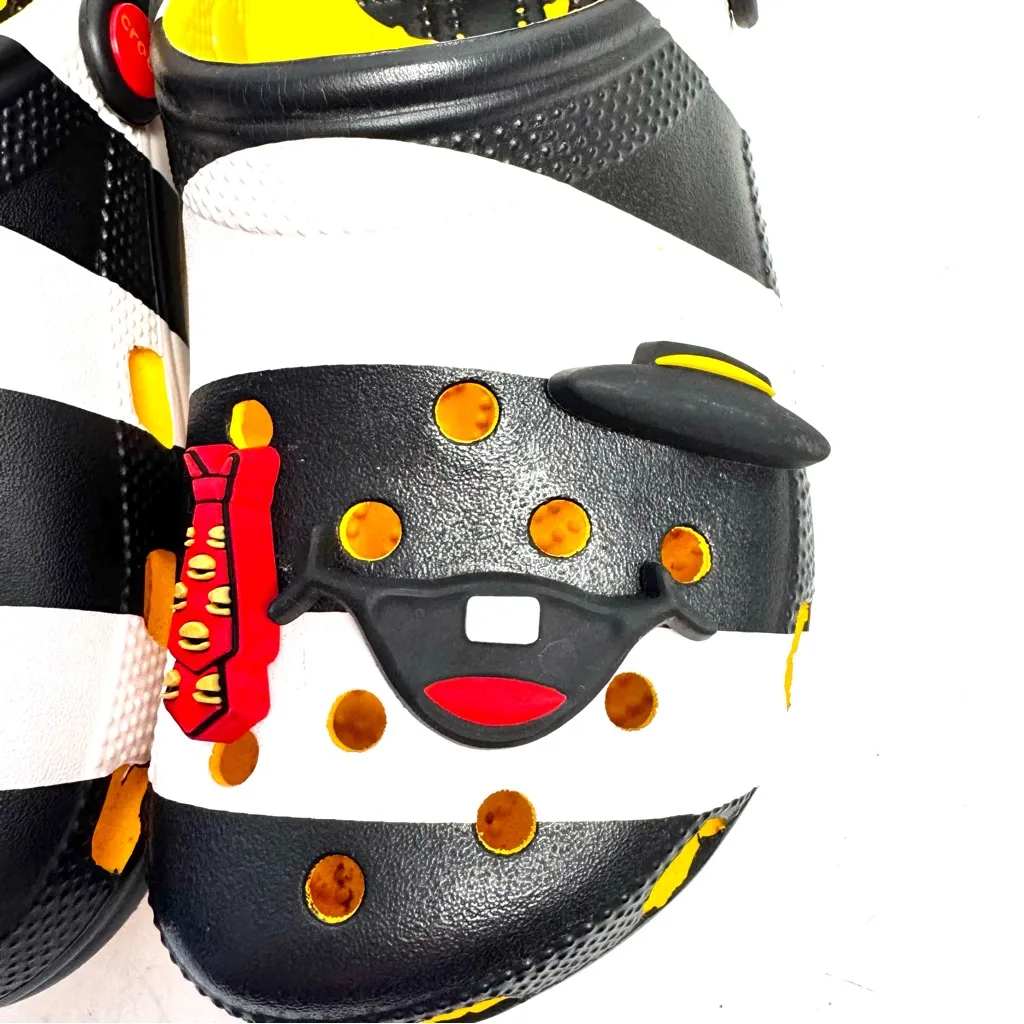Crocs x McDonald's Hamburglar Clogs Shoes Women’s 7 Kids 5 - Image 3