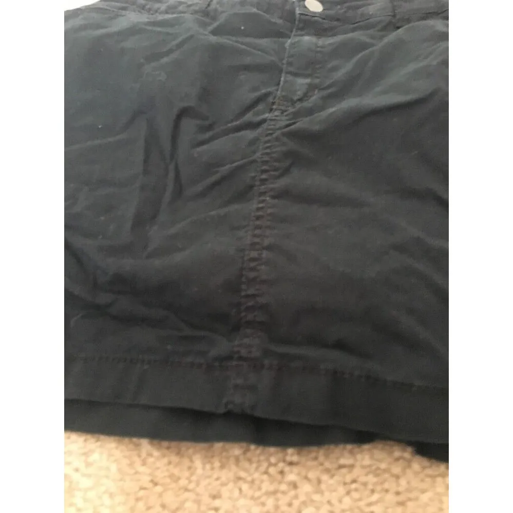Croft & Barrow Women's Casual Skort Skirt Size 12 Petite Bluish Blackish - Image 2