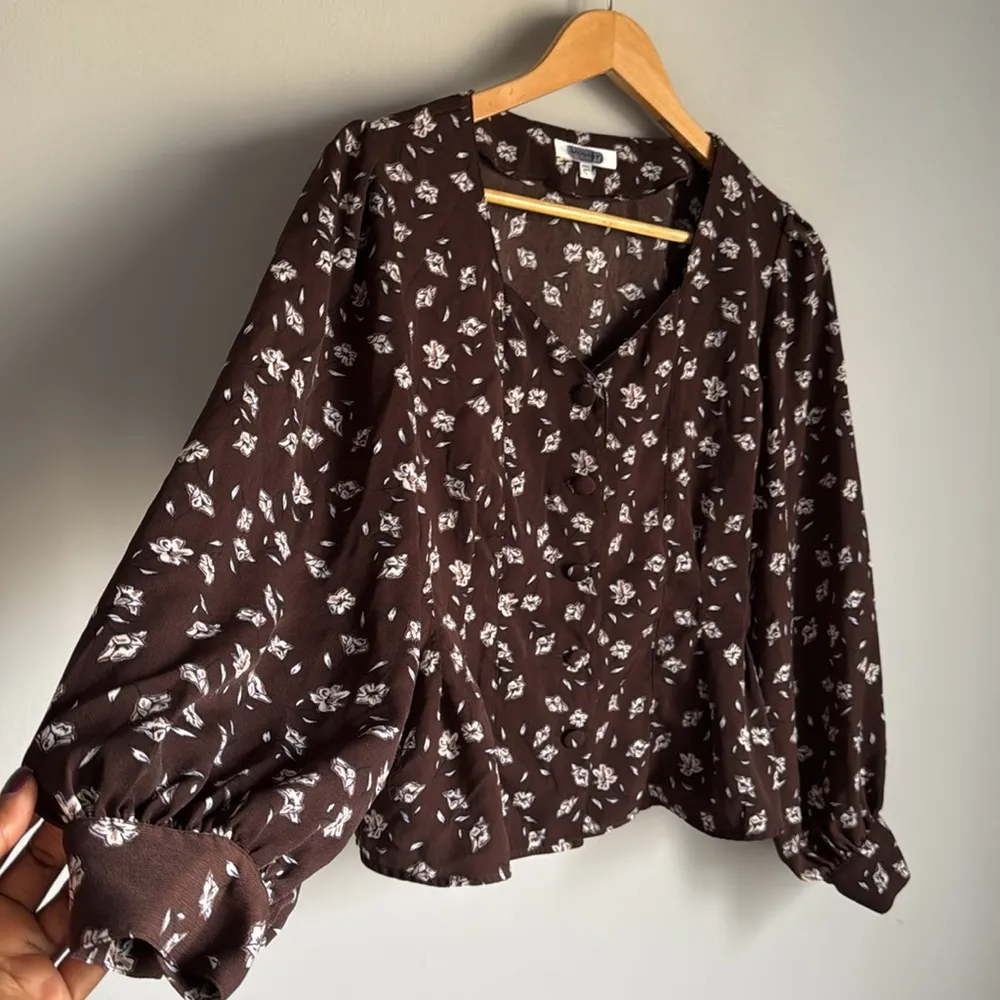 Moussy floral blouse Brown - Image 3