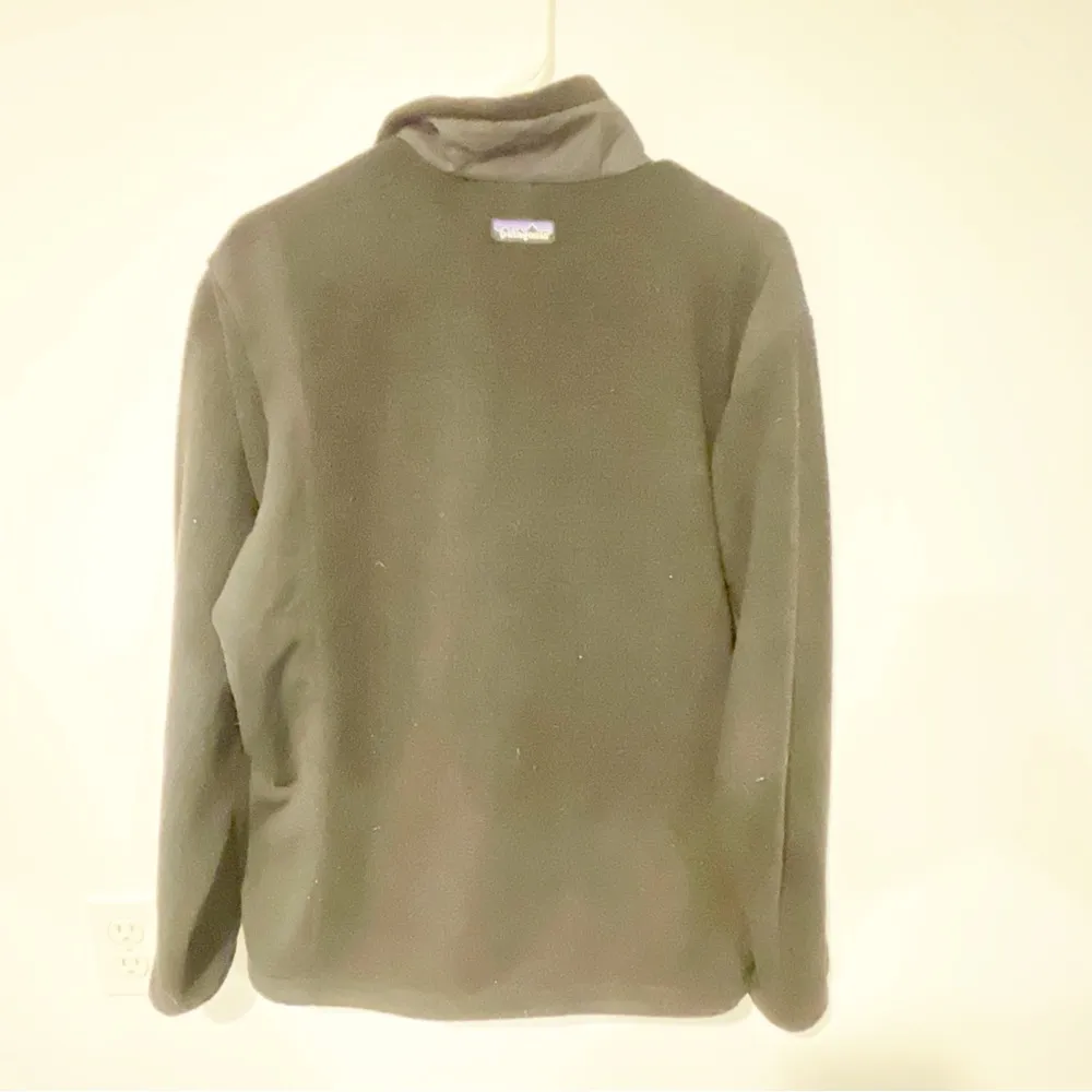 Patagonia Women’s Large Regulator Full Zip Up Fleece Jacket Polartec Black - Image 4