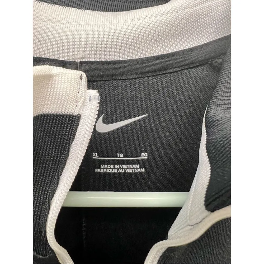 NWT Nike 578674 Ladies Dri-FIT 1/2-Zip Cover-Up - Black/White SuperBowl LVI. - Image 8