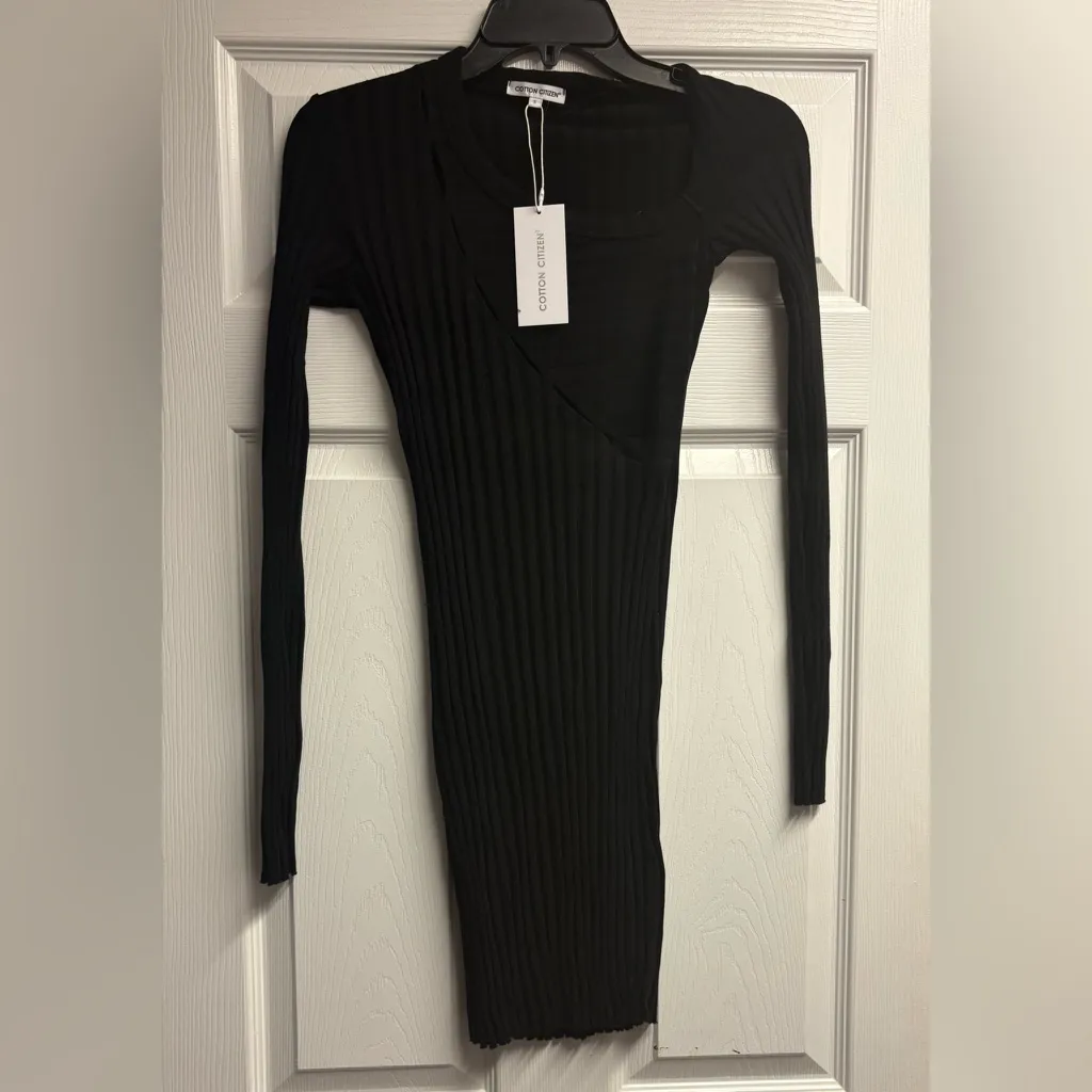 NWT Cotton Citizen Capri Cutout Fitted Mini Dress Size Small - Image 2
