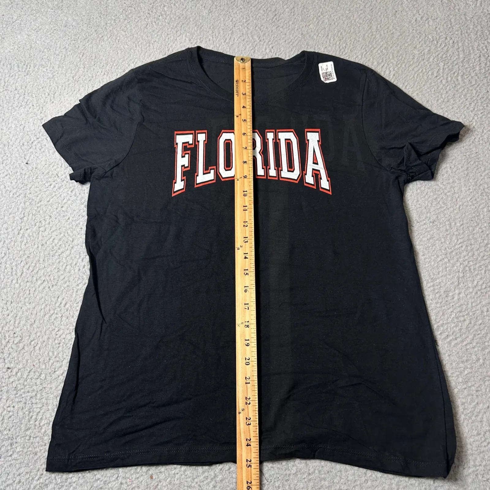 NEW Gildan Florida Graphic‎ T-Shirt Crew Neck Short Sleeve Black Large - Image 5