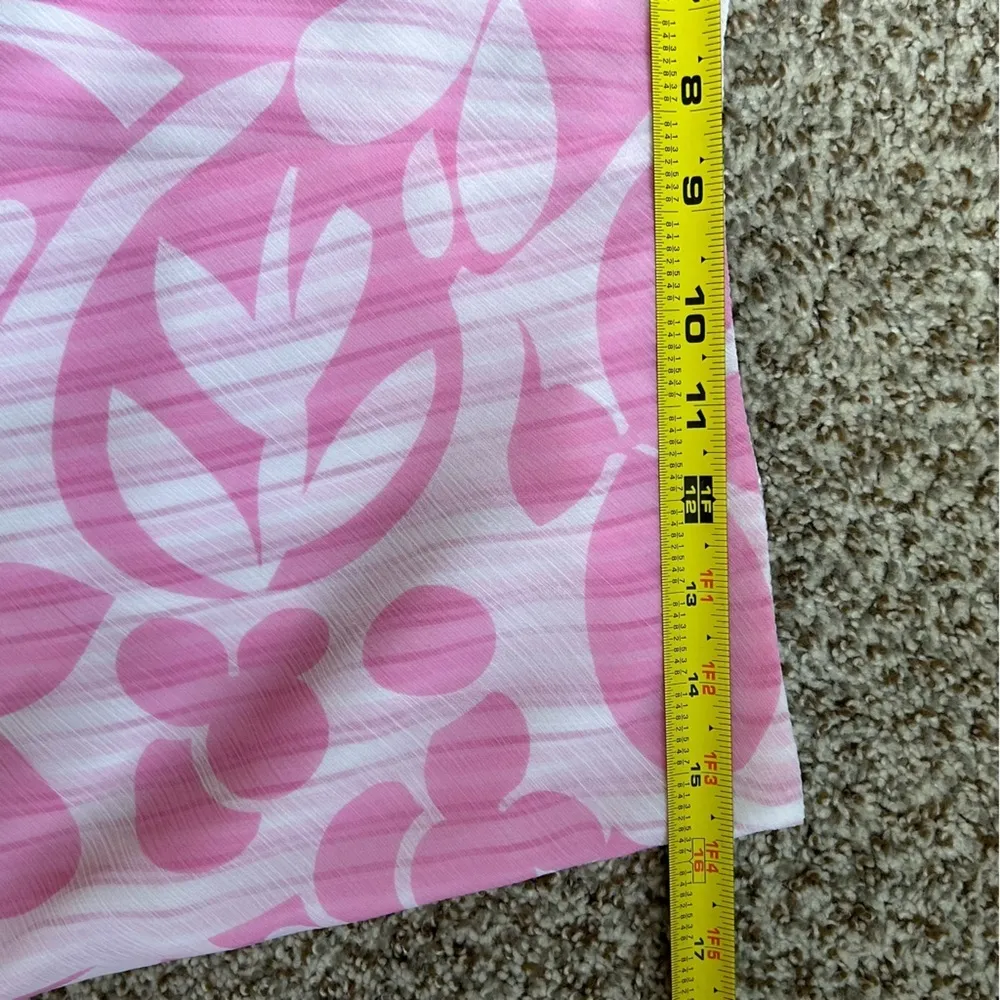 Chadwick's  Vintage Pink 60s Floral Midi Maxi Skirt 90s Y2K Size 10 Valentine’s - Image 4