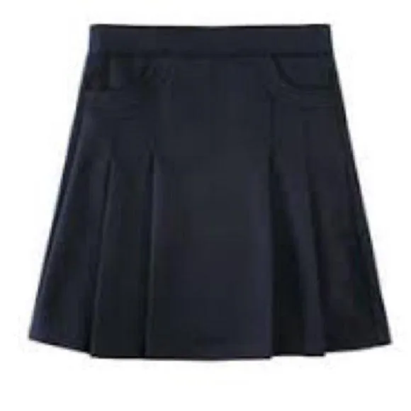 GAP Blue Skater Mini Skirt with Pleats - Image 2
