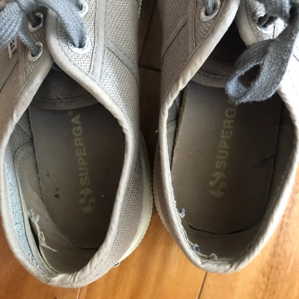 Classic Grey Superga Sneakers - Image 4