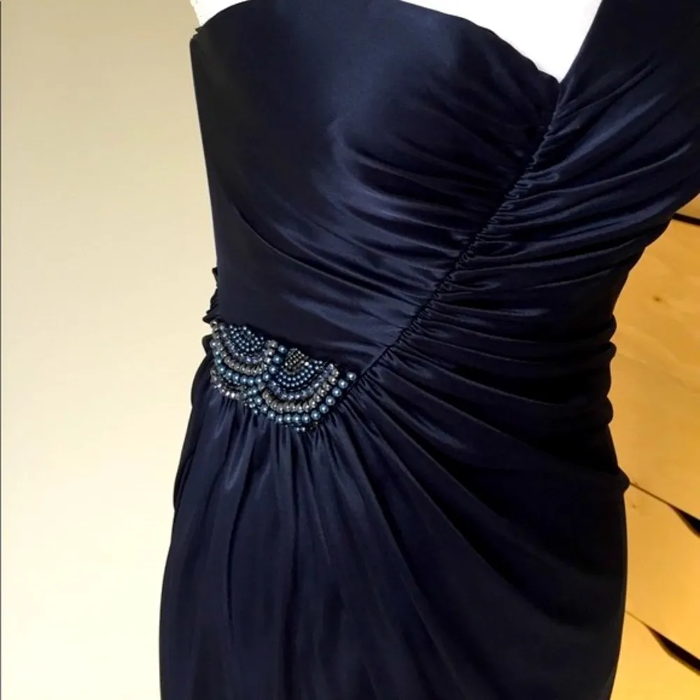 NWT Saks Fifth Ave Navy blue cocktail dress - Image 23