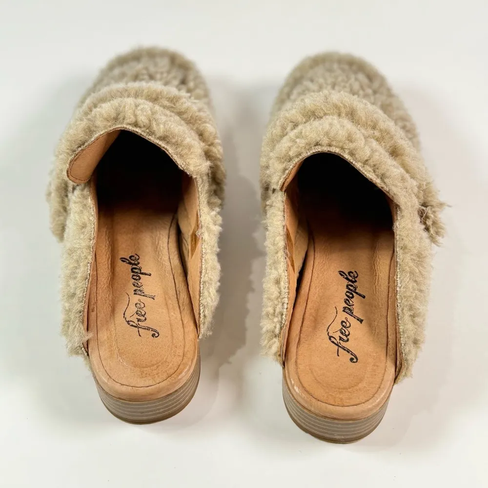 Free People faux shearling at ease loafer Women’s Size EU38 - Image 6
