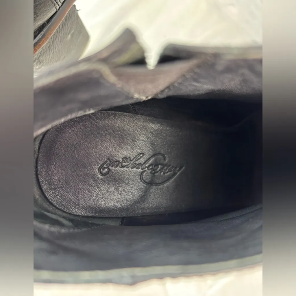 Rachel Comey 9 Genuine Leather Pull On Platform Ankle Boots in Black - Image 10