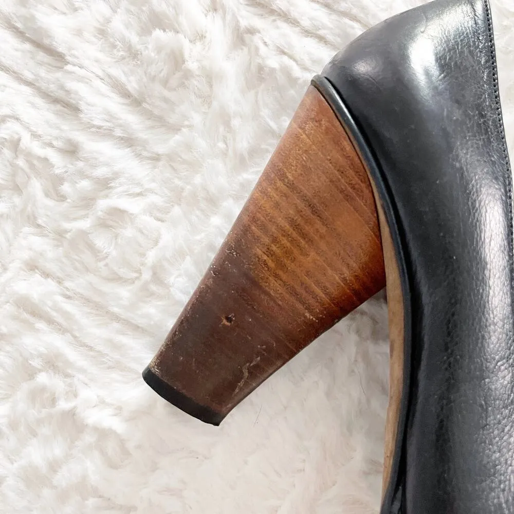 Derek Lam Black Leather Tasha Pump - Image 3
