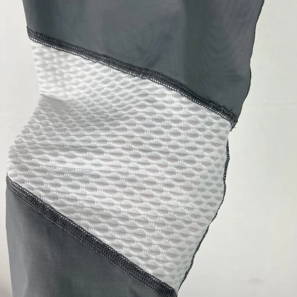 Pheel x  Getaway Crop Leggings Gray Size Large L GUC L2786 - Image 4