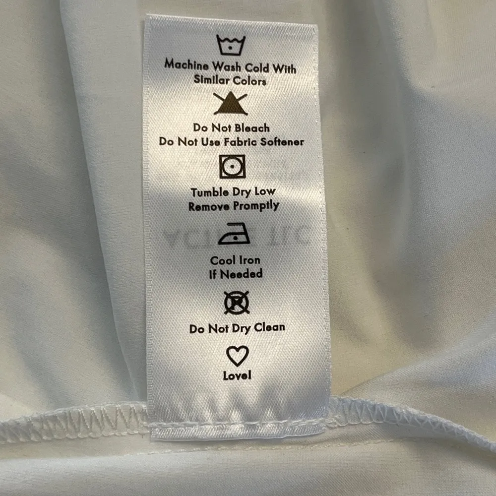 NWT NIC+ZOE Active Tech Stretch White Tank Top | XS | UPF 50 - Image 7