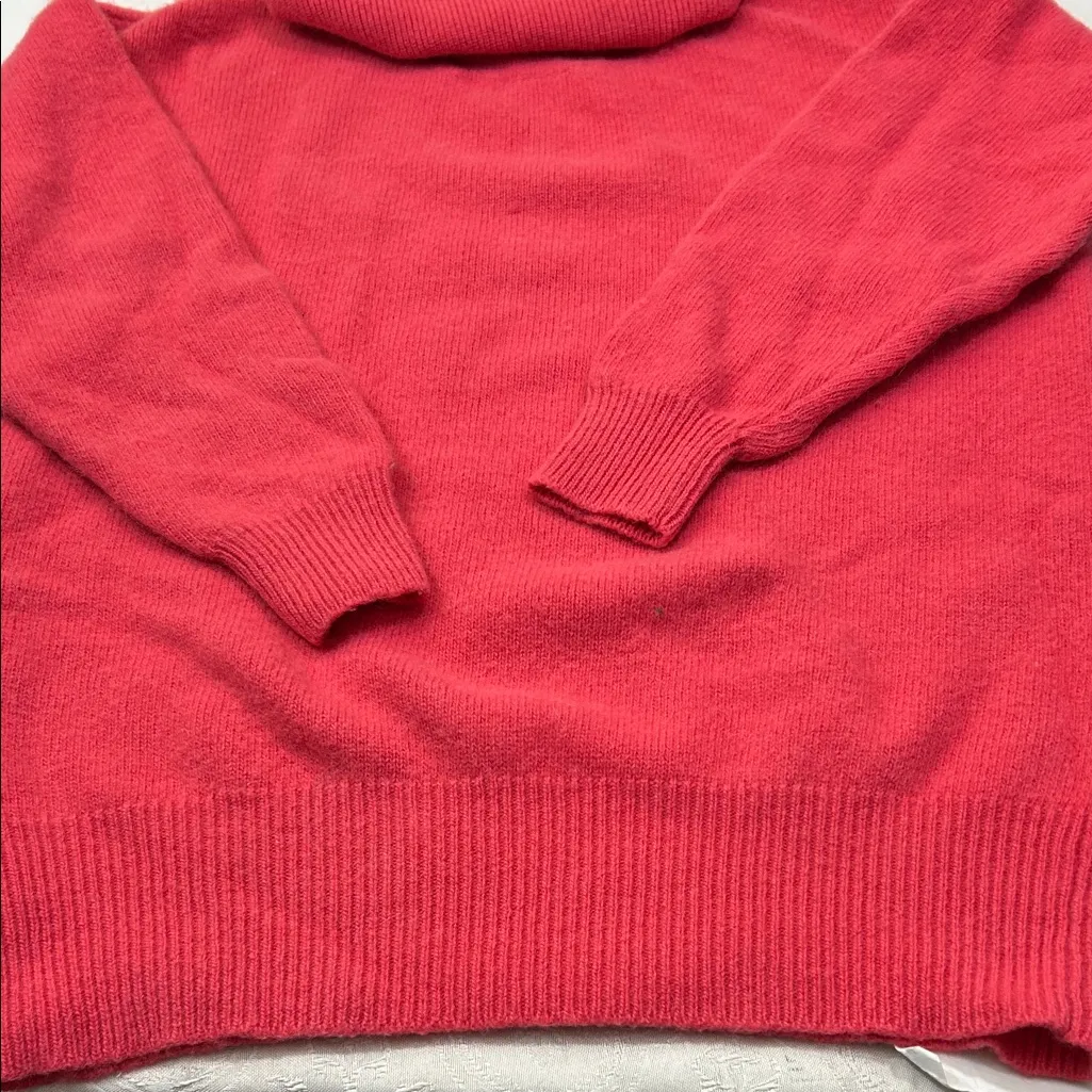 Wamsutta Red Wool Blend Sweater Size L - Image 9