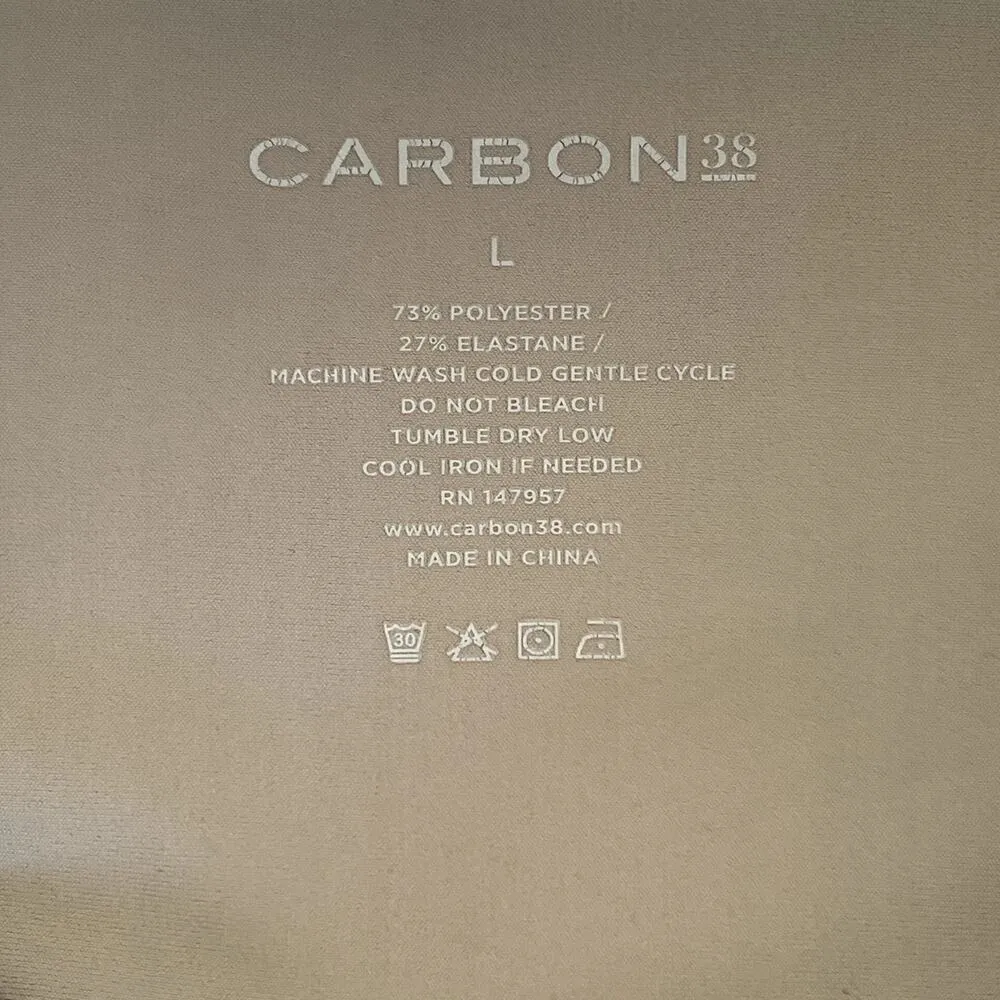 Carbon38 Mesh Insert Full Length Leggings in Silversage Green - Image 8