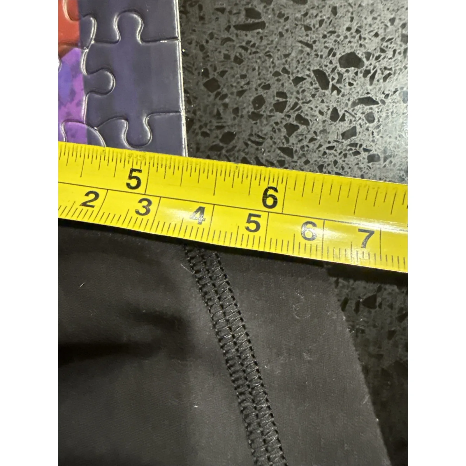 lululemon Womens Wunder Train High-Rise Short 6" Sz 2 Black Biker Shorts LW7BESS - Image 6