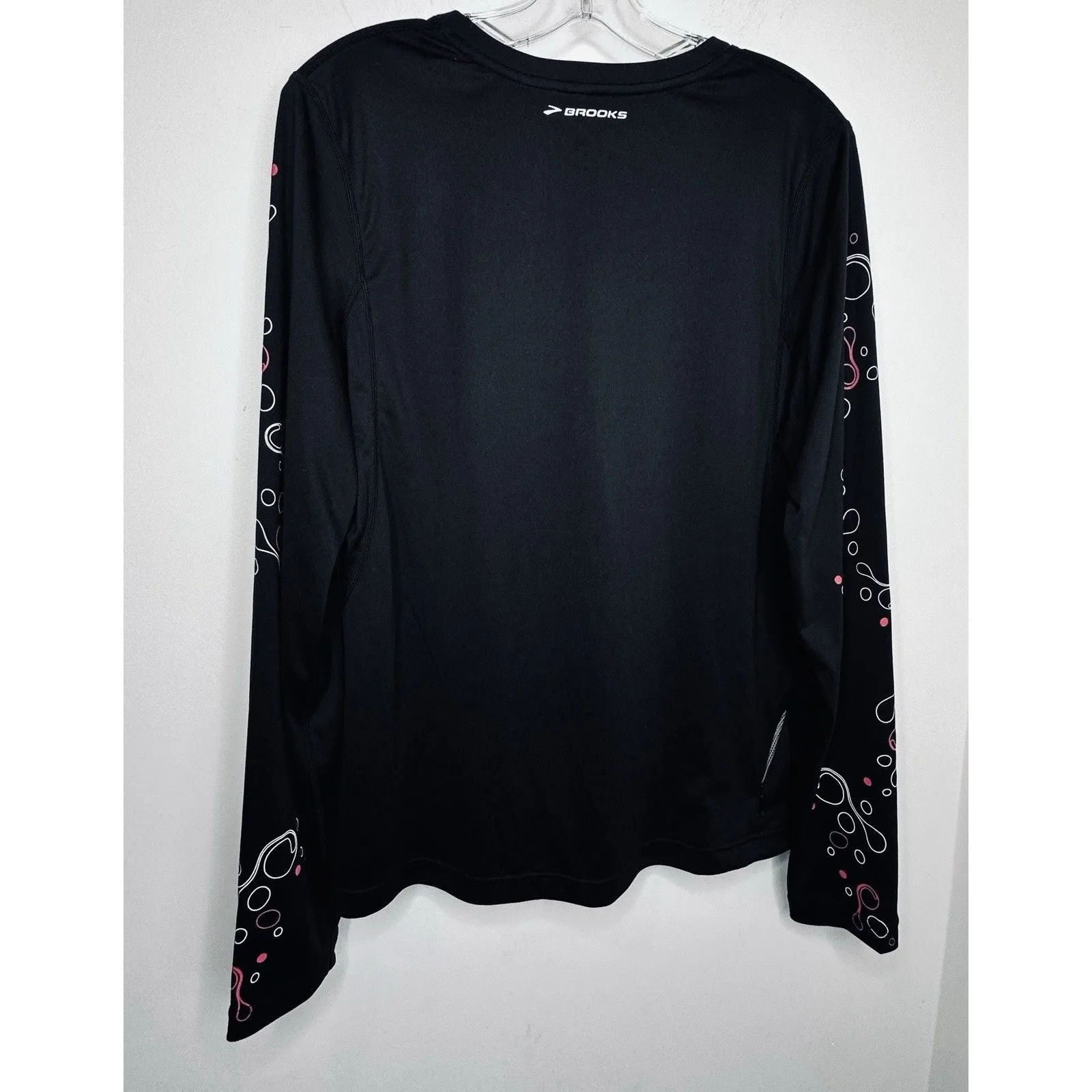 Brooks Running Shirt Womens Size XL Black Training Workout Performance Sporty - Image 4