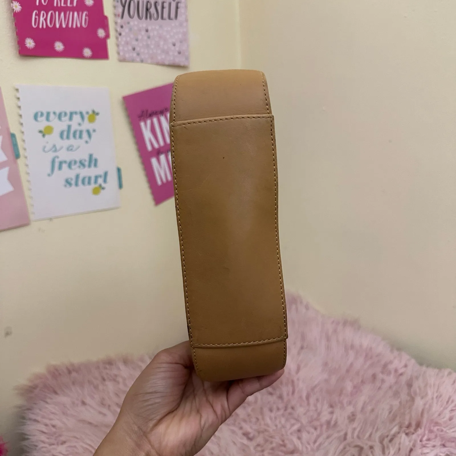 Coach Vintage Mini Whitney Hobo Purse 9181 Tan - Image 9