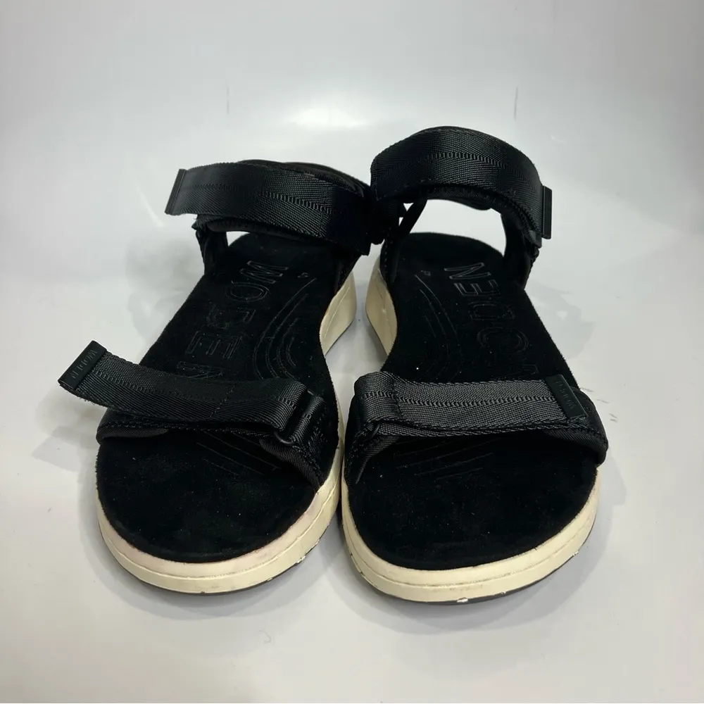 Woden Line sandals black adjustable womens size 8 Scandinavian casual minimalist - Image 3