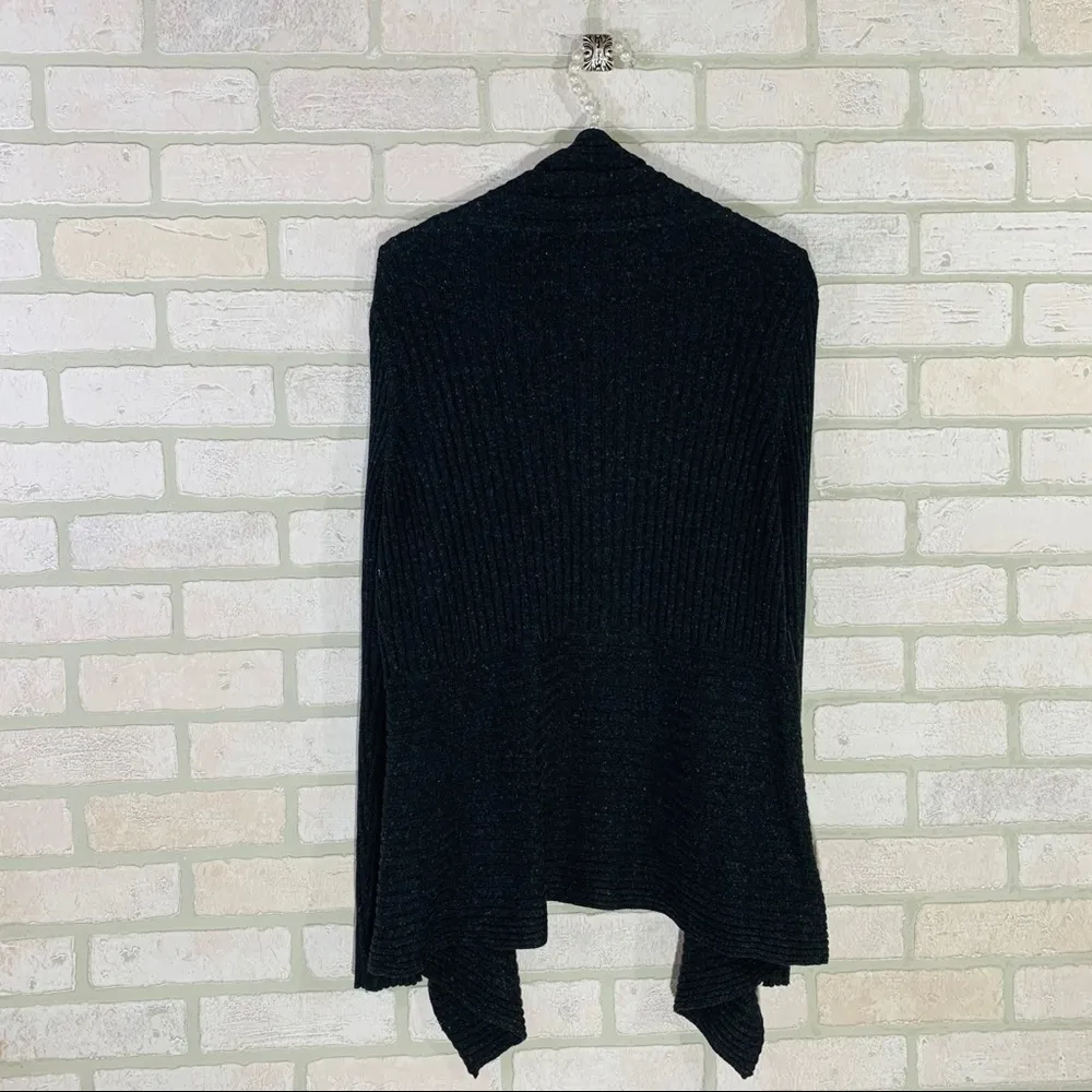 Eileen Fisher Ribbed Open Front Cardigan S… - Image 5