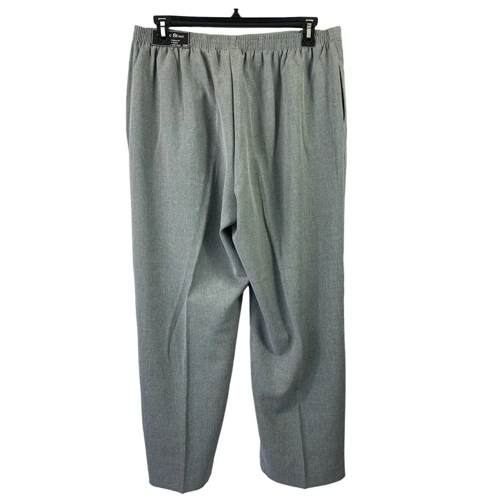Alfred Dunner Women's Light Grey Casual Pants - Image 2