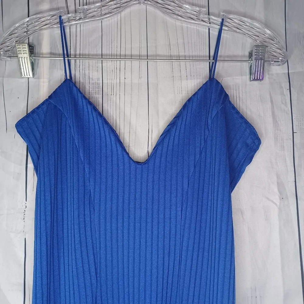 PrettyLittleThing Royal Blue Maxi Bodycon Dress - Image 3