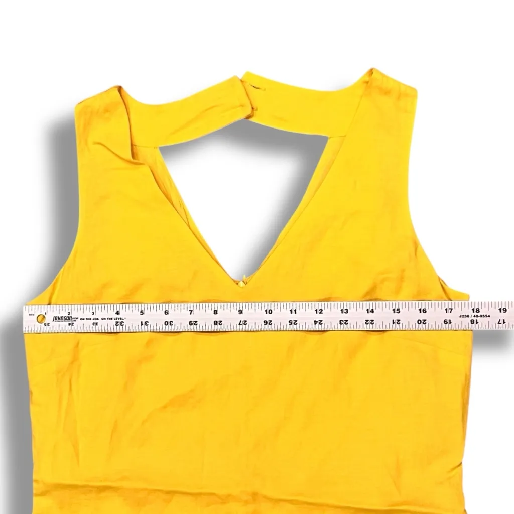 Banana Republic Yellow Linen Summer Dress Size 8 EUC -WORN ONCE - Image 6