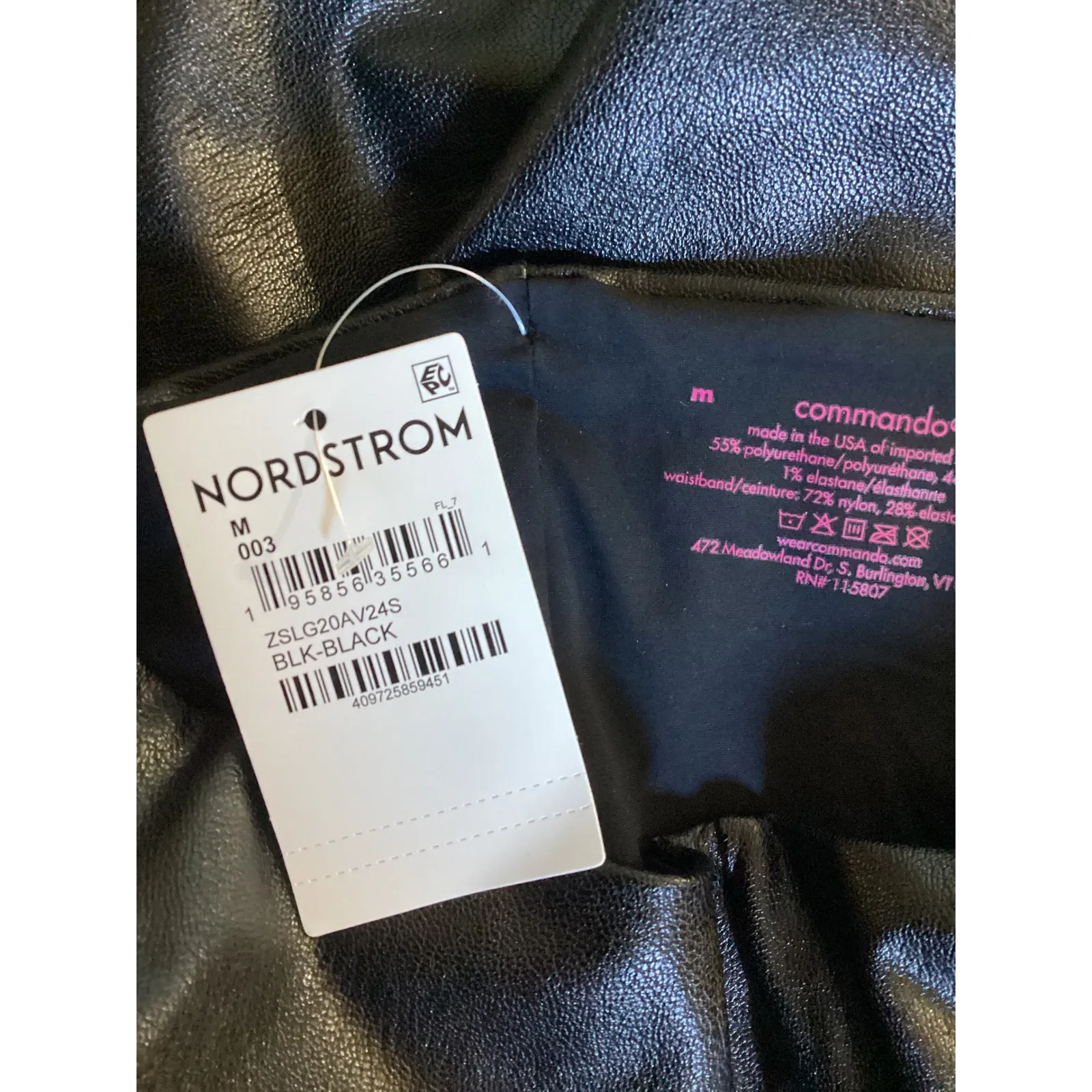 Commando Faux Leather Flare Pants Black Size M - Image 6