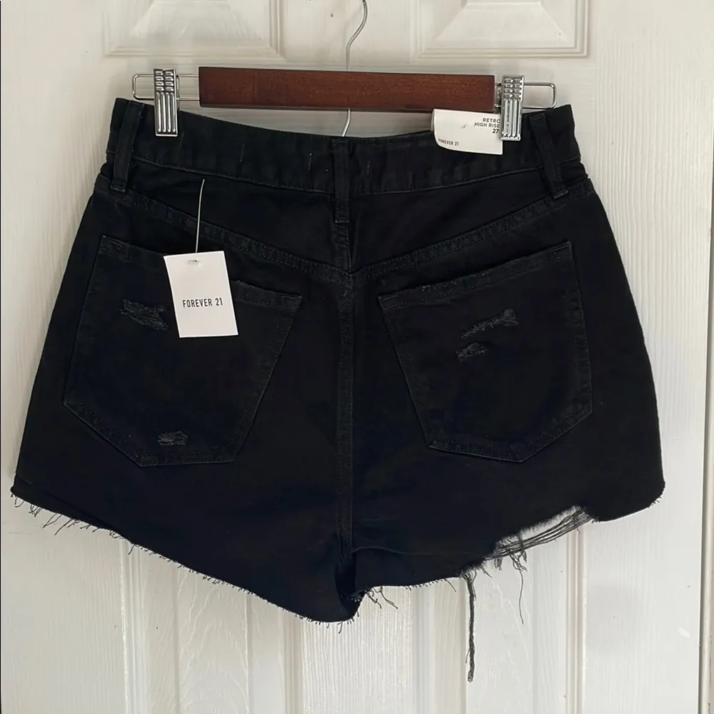 Forever 21 Grunge, Punk, Streetwear Distressed Jean Shorts - Image 2