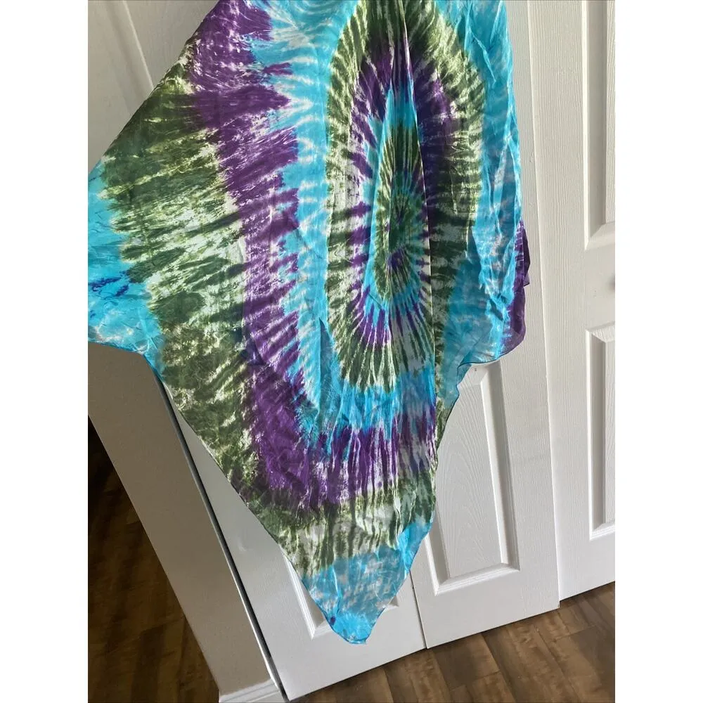 Beautiful!‎ Womens 22W Beach Coverup Tie Dye Beach Resort Vacation - Image 3