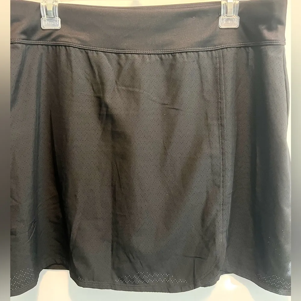 Women’s Callaway True Sculpt Golf Skort Opti-Dri Active Skirt Pocket Black L - Image 2