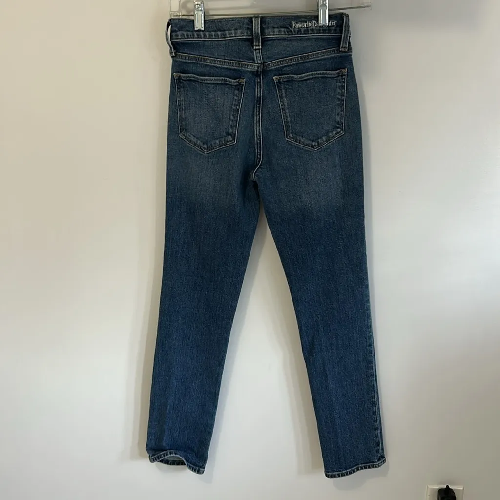 Favorite Daughter The Erin High Rise Slim Straight Jeans Size 24 - Image 6