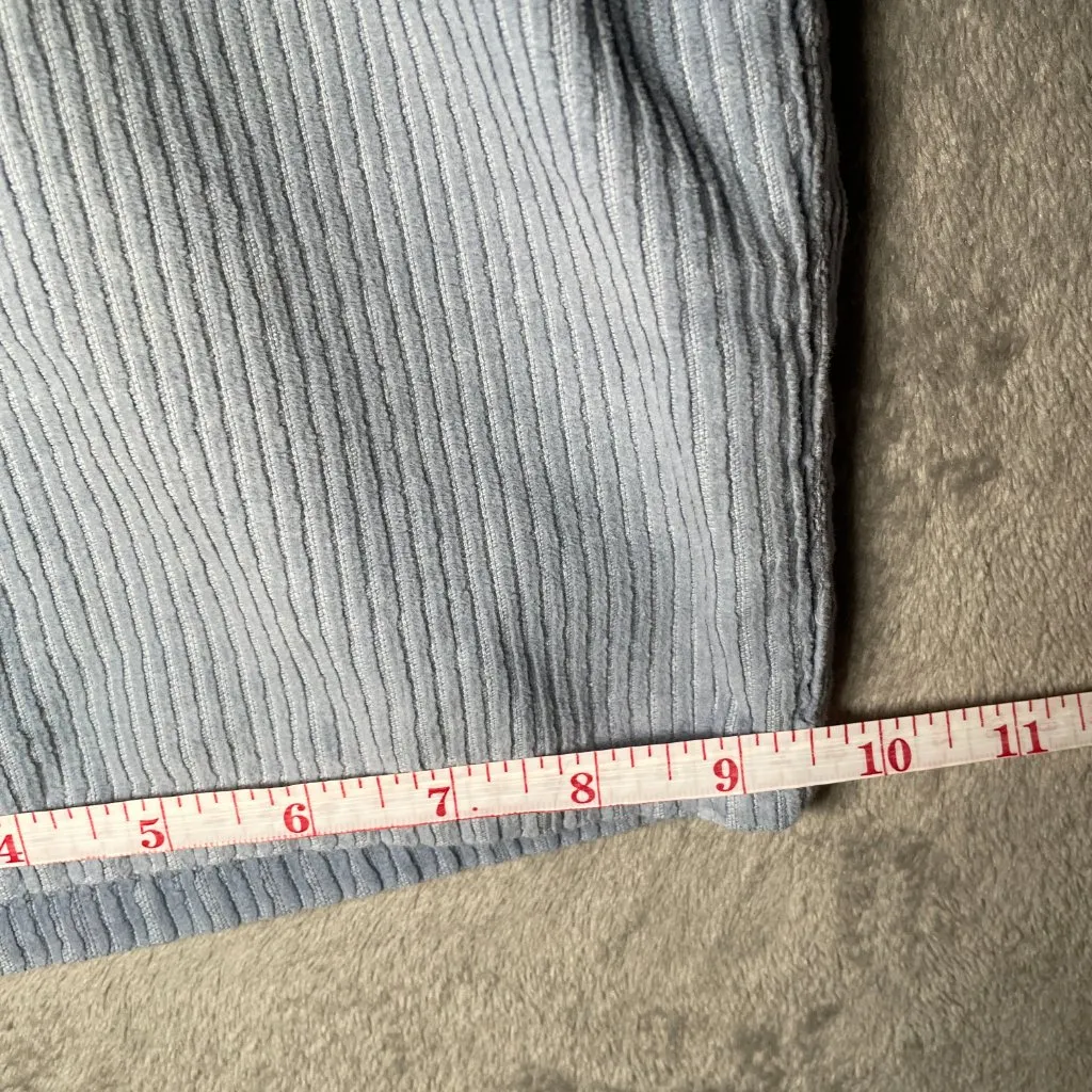 VTG Badge 90s Corduroy Shorts Women’s 16R Blue Relaxed Fit High Waist Baggy Surf Size 16 - Image 7