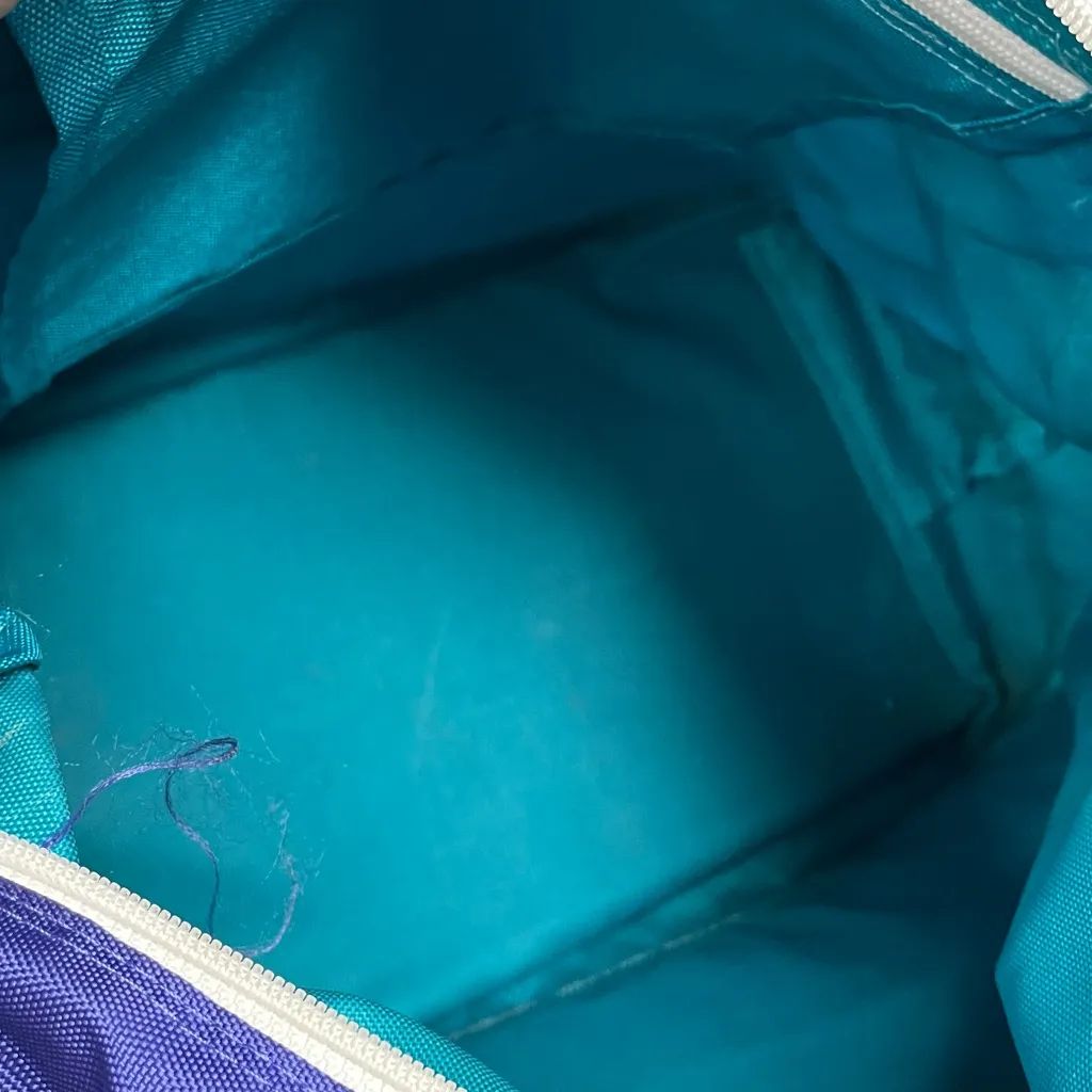 Ciao! • vintage purple large duffel bag weekender Green - Image 6