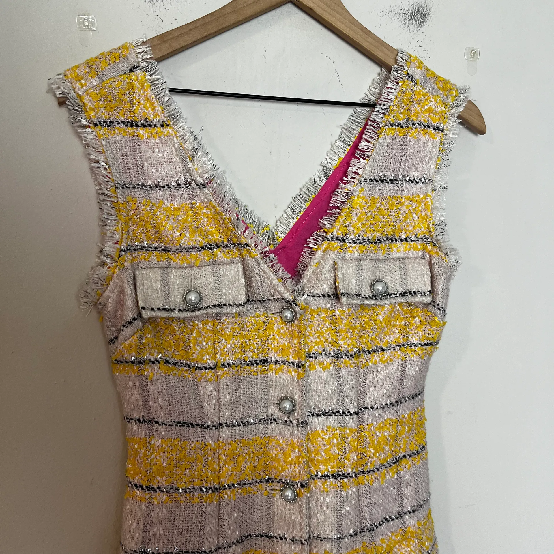 Anthropologie NWT - Maeve Sleeveless Tweed Mini Dress Colorful Classic - Image 4