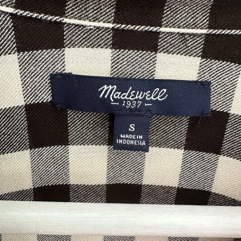 Madewell Courier Checkered Shirtdress - Image 5