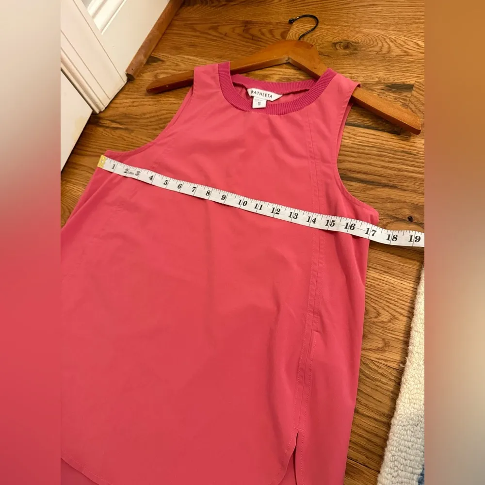 Athleta Zephyr Tank Top Rose Pink Size XS Travel Hiking Athleisure - Image 9