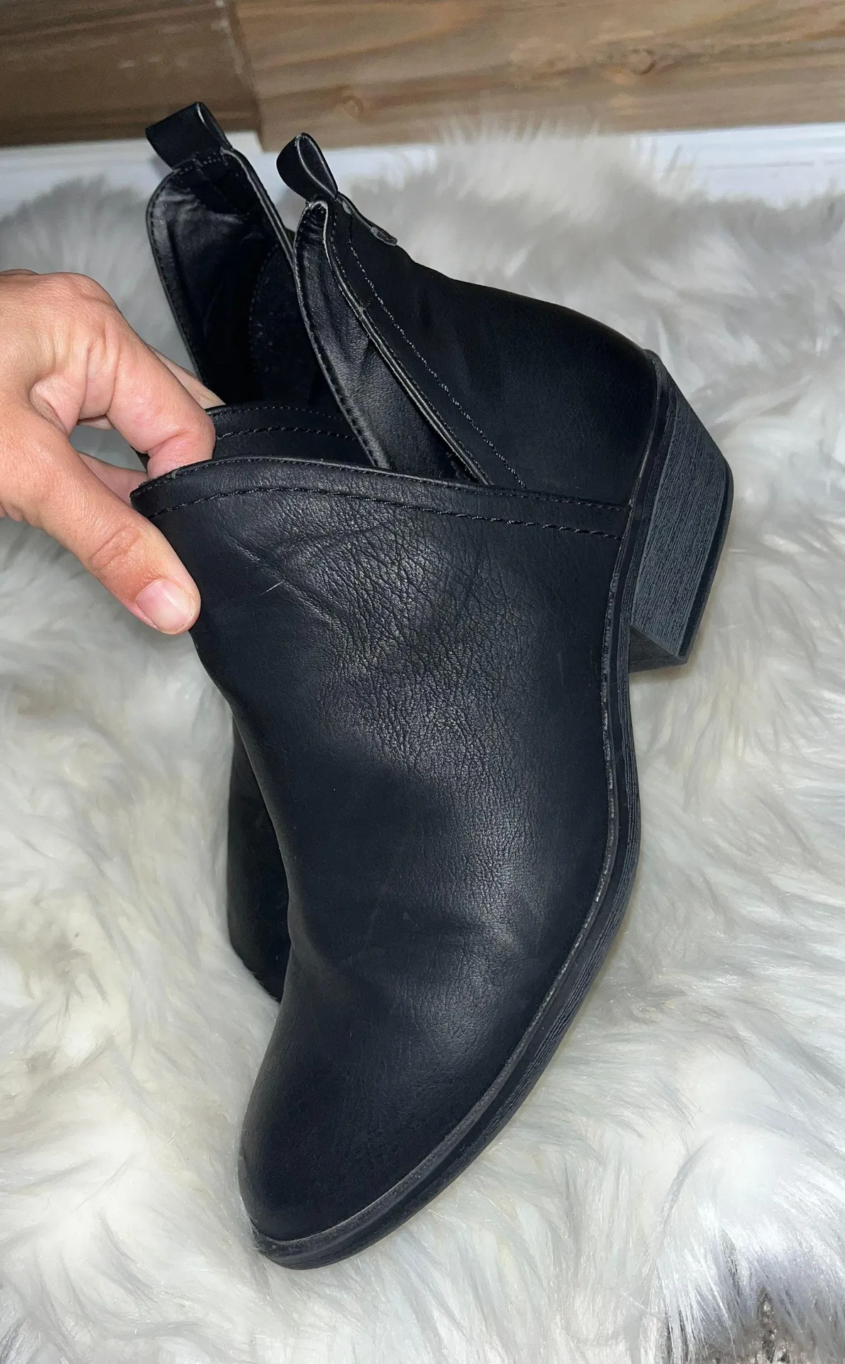 Universal Threads Black Ankle Booties - Image 3