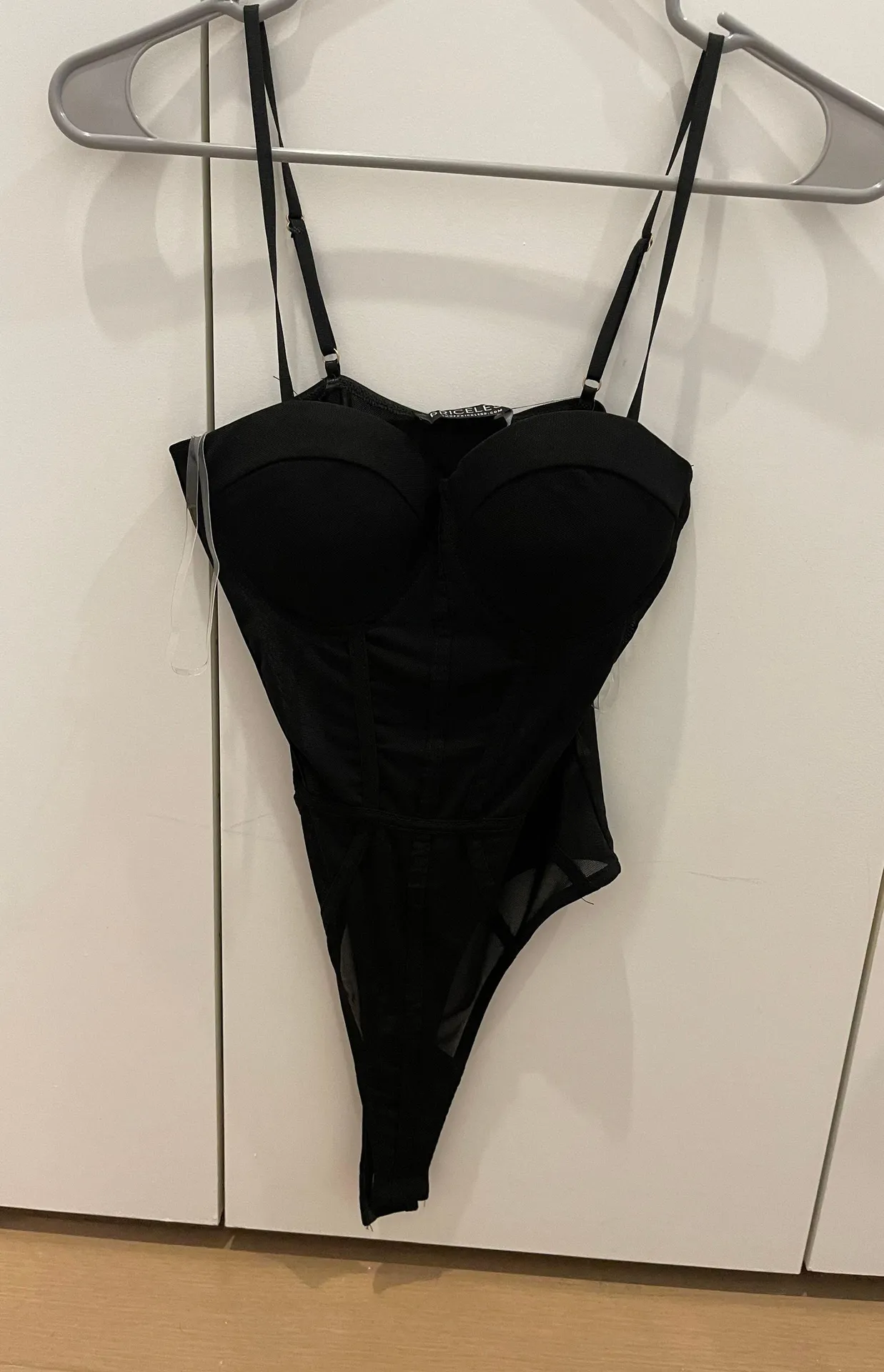 Black Mesh Bodysuit - Image 4