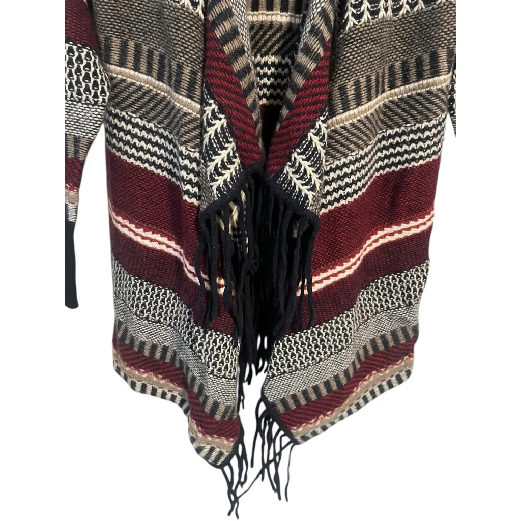 Autumn Cashmere Open Cardigan Sweater Womens Size M Woven Long Sleeve Western - Image 4