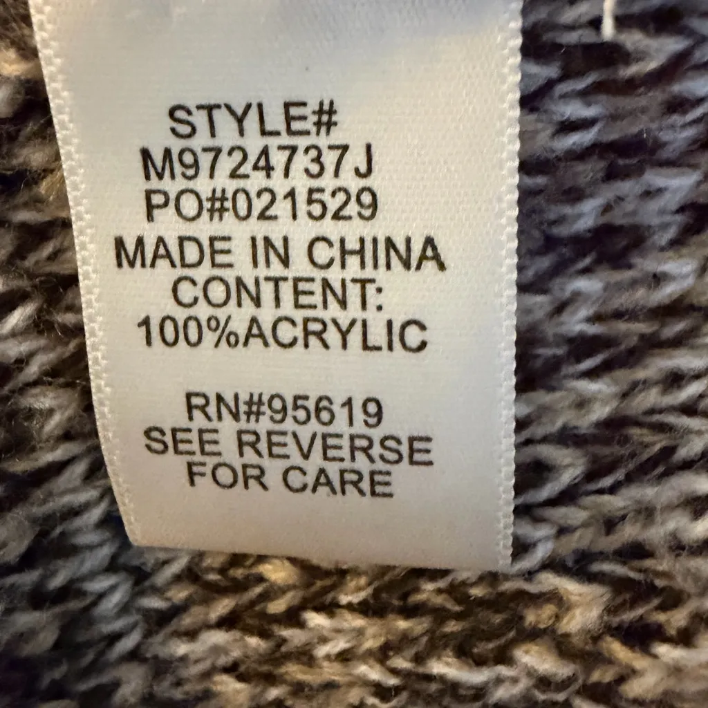 JohnPaulRichard Brown Cream Marbled Shawl Collar Cardigan - Image 5